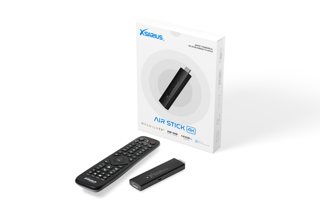 Xsarius AIR TV Stick 4K UHD – Roi des Médias